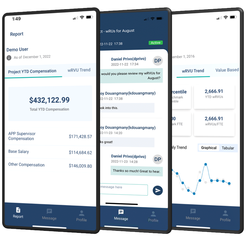 New Mobile App from Clinician Nexus Gives Health Care Compensation Administrators, Physicians and APPs Quick Access to Compensation and Productivity Data